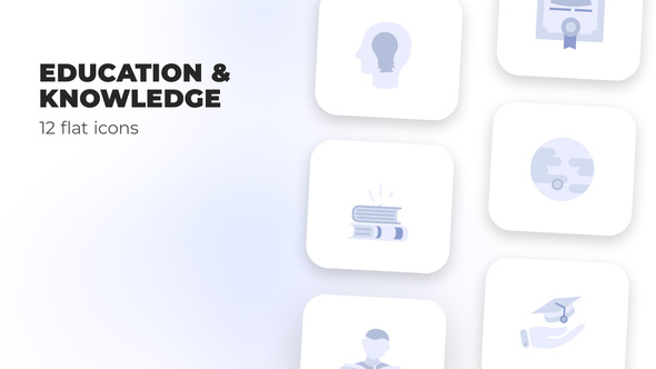 Education & Knowledge - Flat Icons
