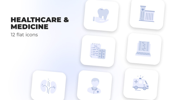 Healthcare & Medicine - Flat Icons