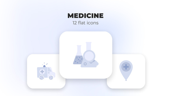 Medicine - Flat Icons