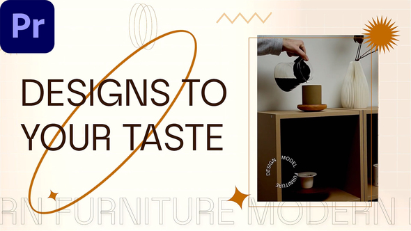 Modern Furniture Minimalistic Promo Slideshow |MOGRT|
