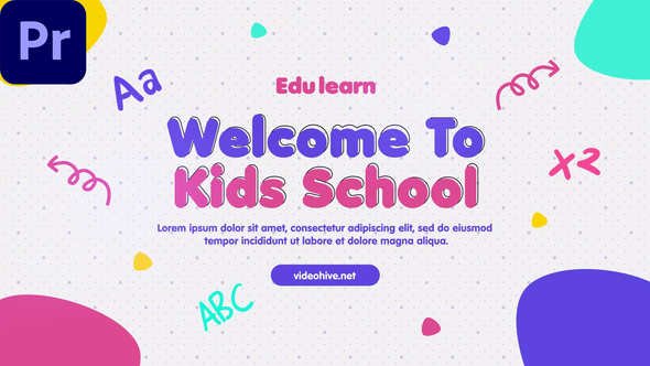 Kids Education Promo |MOGRT|