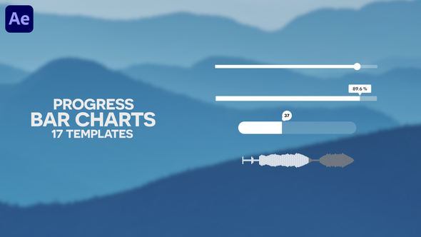 17 Progress Bar Charts | Infographics Pack