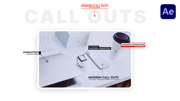 Call Outs | After Effects Elements template preview
