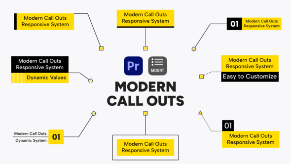 Modern Call Outs For Premiere Pro