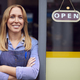 Portrait Of Female Owner Or Staff Standing Outside Shop Or Store With Open Sign - PhotoDune Item for Sale