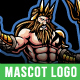 Poseidon God Mascot Logo Design