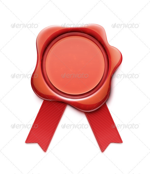Red Wax Seal - Conceptual Vectors