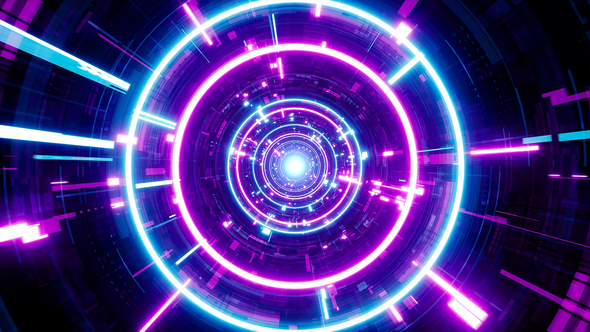 Neon System Tunnel Loop