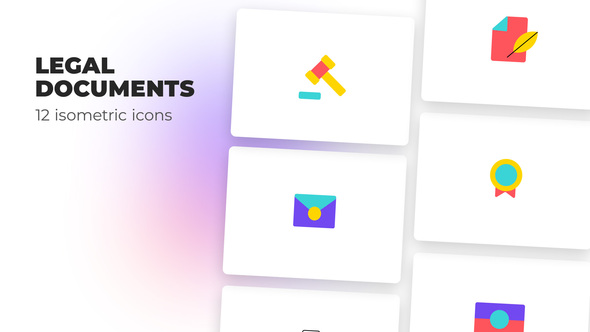 Legal Documents - User Interface Icons