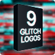 Glitch Logos (9 in 1) - VideoHive Item for Sale