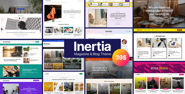 Inertia – Multipurpose Magazine & Blog WordPress Theme