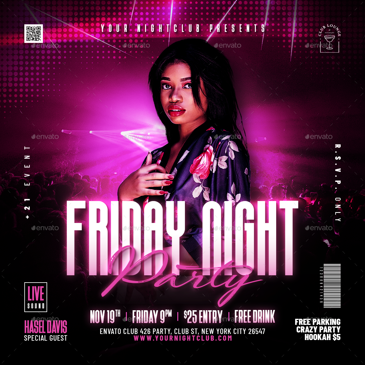 Night Party Flyer by 1protheme | GraphicRiver