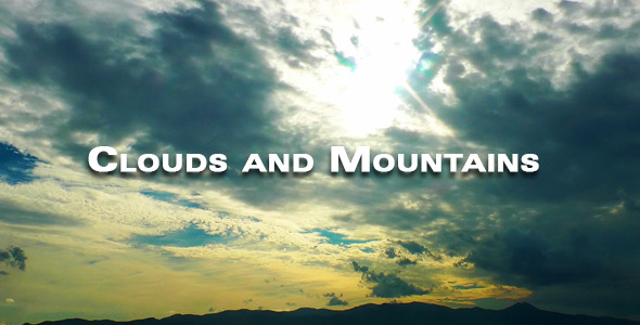 Clouds and Mountains Time Lapse