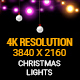 Christmas Lights alpha frame for video editing - VideoHive Item for Sale