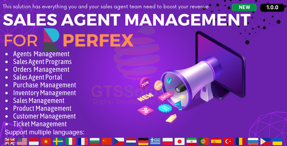 Sales Agent Management module for Perfex CRM