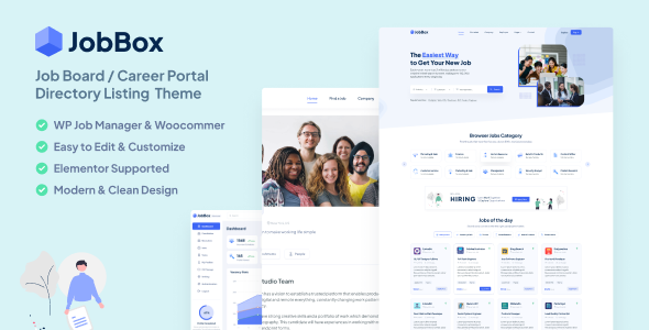 JobBox - Career Portal WordPress Theme