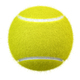 Tennis ball isolated on white. - PhotoDune Item for Sale