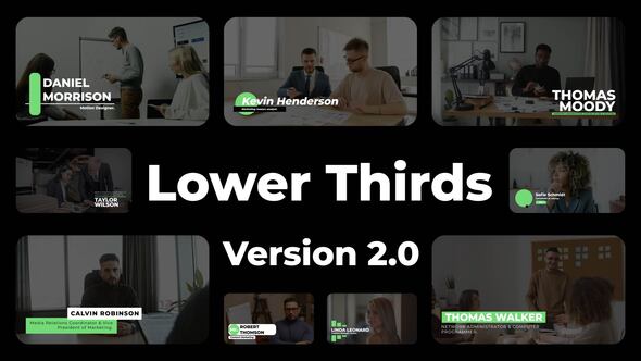 Lower Thirds 2.0 | After Effects