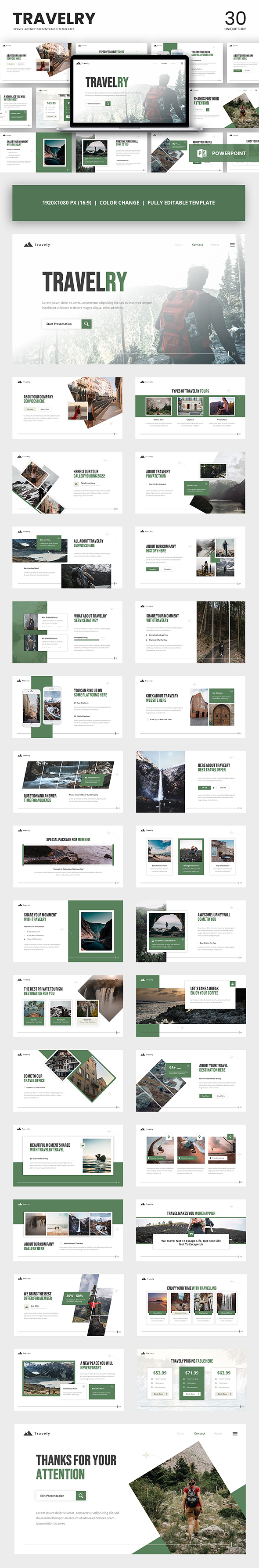 Travelry Powerpoint Template