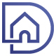 Letter D Home Logo