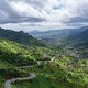 Mountainous green Santiago Island landscape in rain season in Cape Verde - PhotoDune Item for Sale