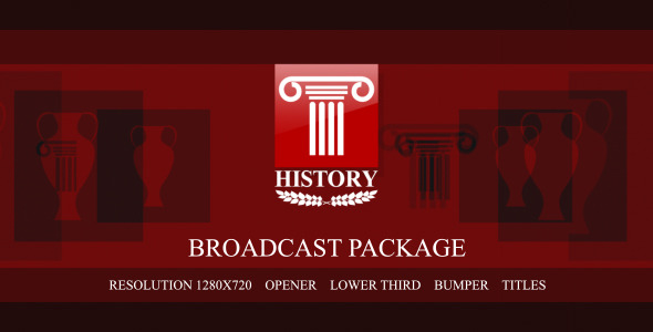 History broadcast package - VideoHive 3376293