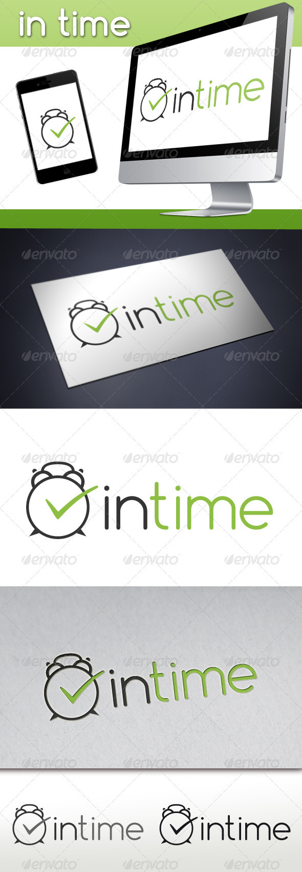 Clock Logo - Objects Logo Templates