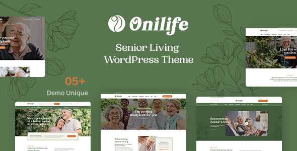 Onilife – Senior Living WordPress Theme