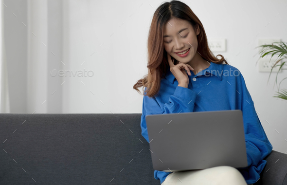 Recruitment Concept. Girl Browsing Work Opportunities Online, Using Job Search App or Website on