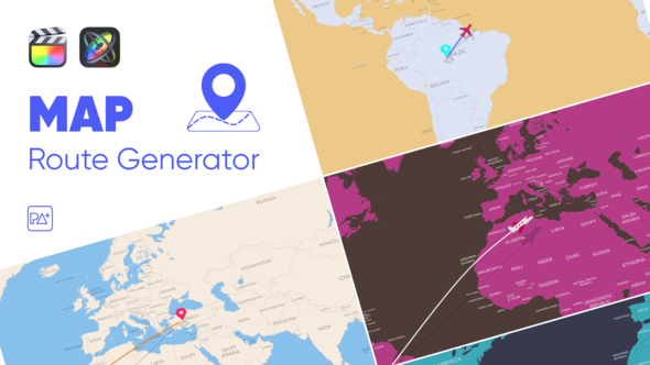 Point to Point Route Generator for Final Cut Pro X