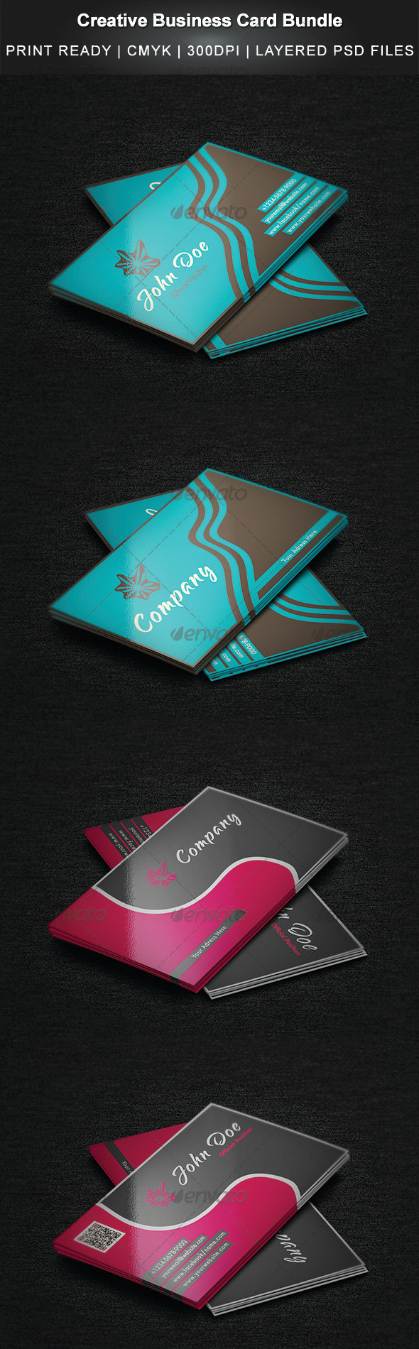 Creative Business Card Bundle - Business Cards Print Templates