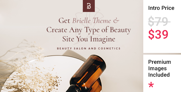 Brielle – Beauty Salon and Cosmetics Theme