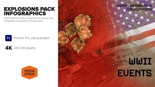 Overhead Map Explosion Pack Infographics 4K