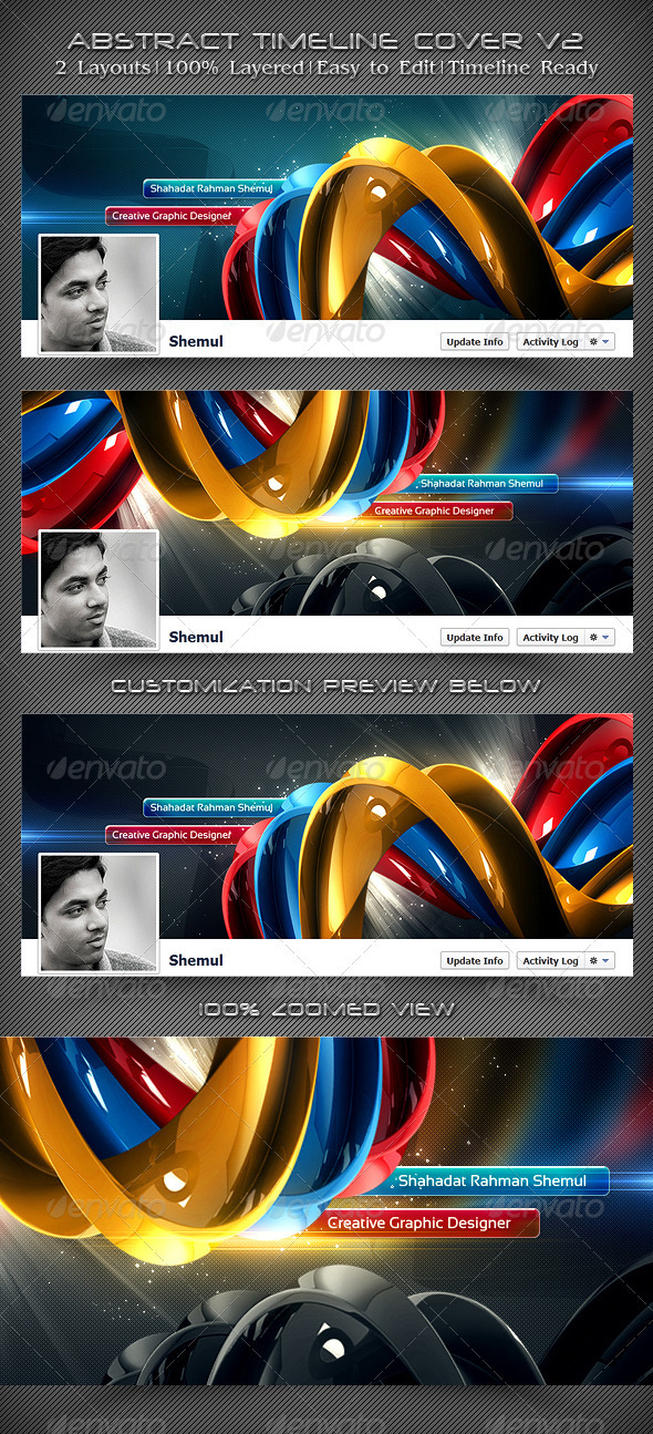 Abstract Timeline Cover V2 - Facebook Timeline Covers Social Media