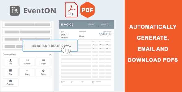 EventON PDF Customizer - EventON Invoices
