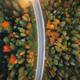 Aerial view of empty road in colorful autumn forest at sunset - PhotoDune Item for Sale