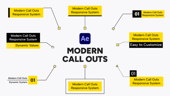 Modern Call Outs For After Effects