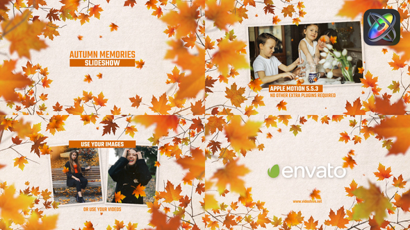 Autumn Memories Slideshow Apple Motion