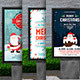 Merry Christmas & New Year Party Poster Bundle