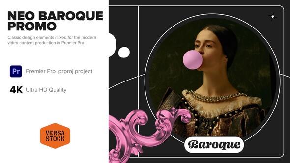 Neo Baroque Fashion Event Product Promotion 4K