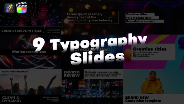 Typography Slides | FCPX