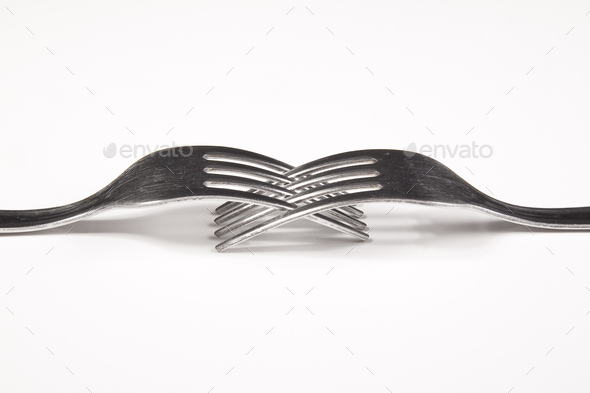 abstract fork background as a food concept - Stock Photo - Images
