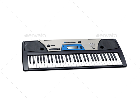Electric piano - Stock Photo - Images