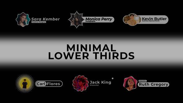 Minimal Lower Thirds 1.0 | MOGRT