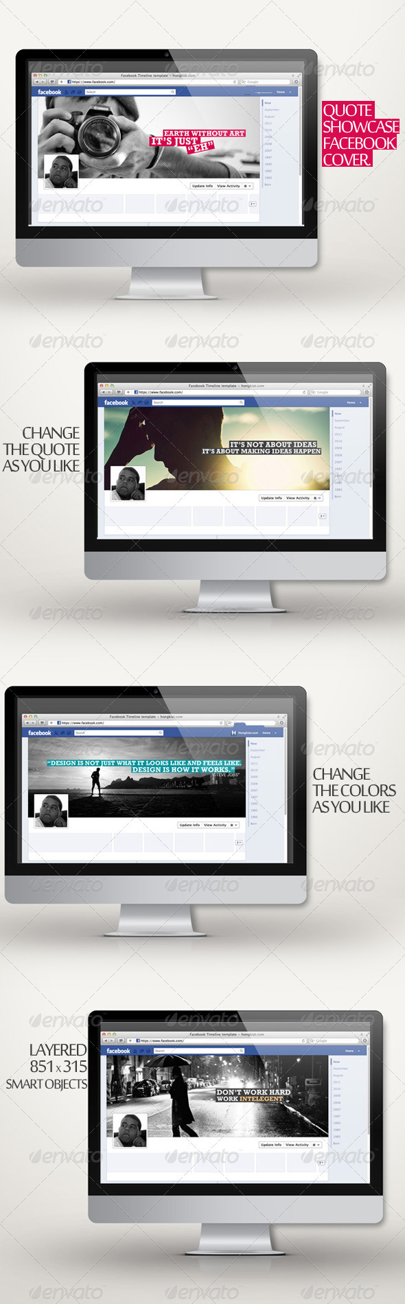Quote Showcase FB Cover - Facebook Timeline Covers Social Media