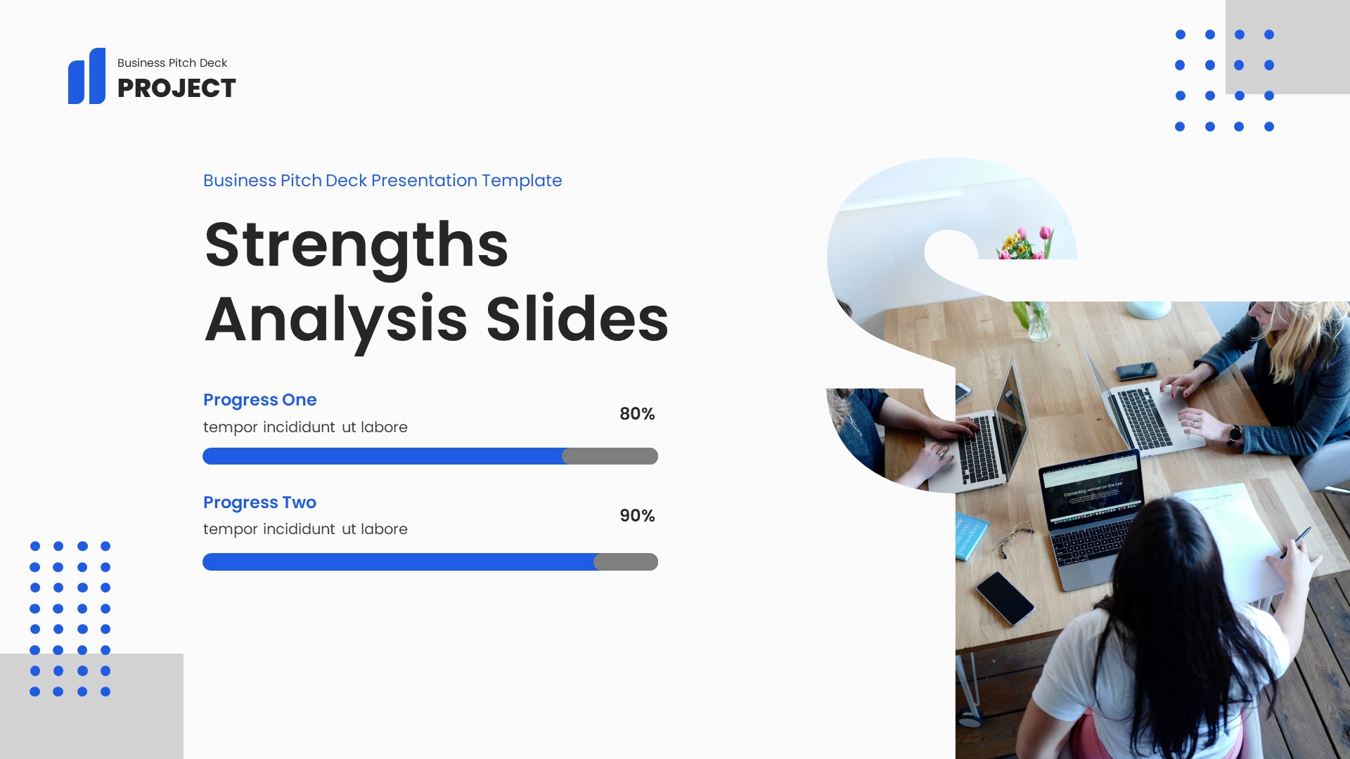Project - Pitch Deck Google Slides Template, Presentation Templates