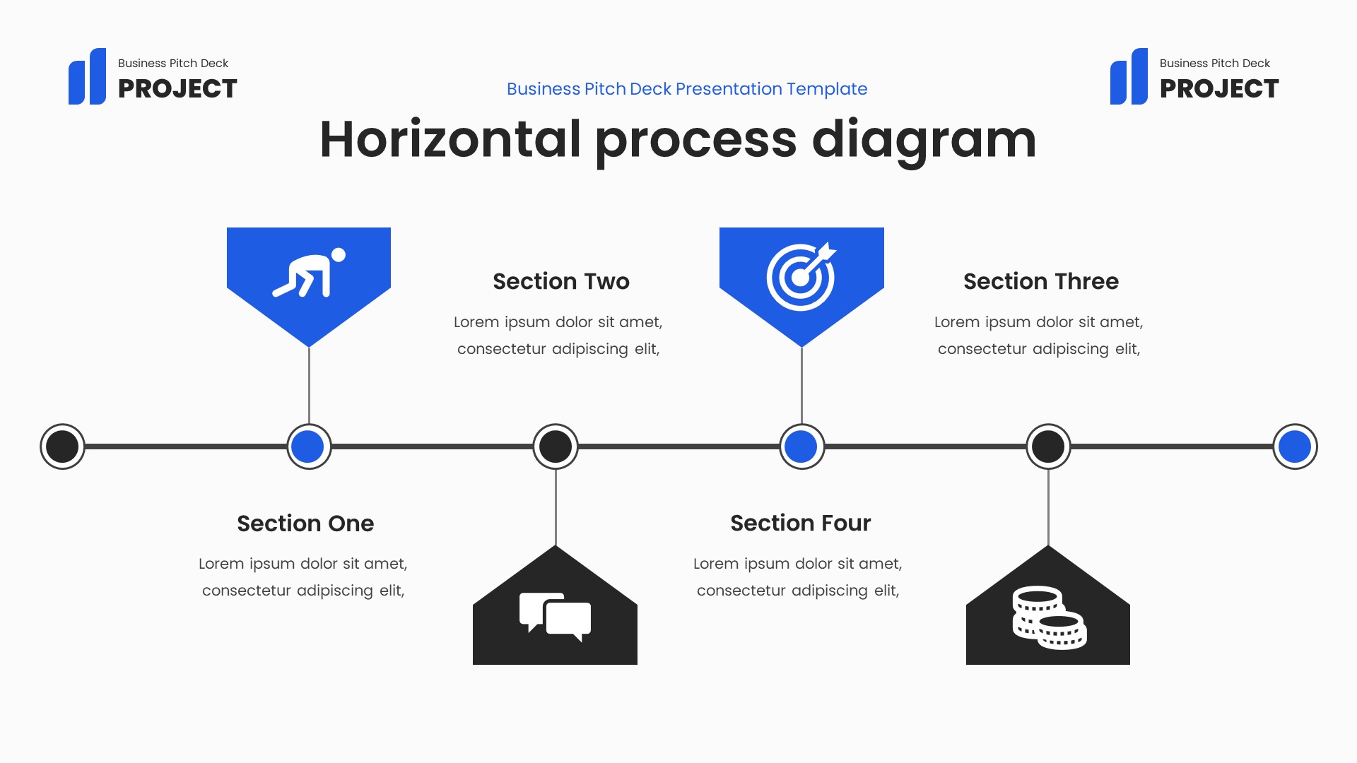 Project - Pitch Deck Google Slides Template, Presentation Templates