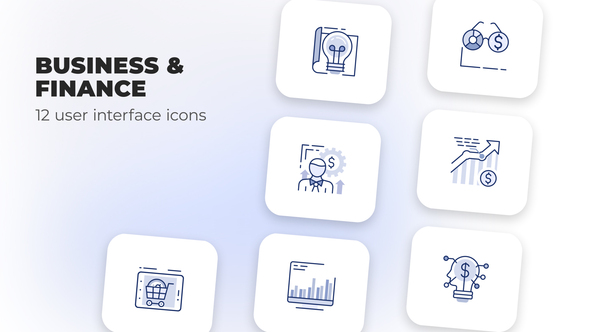 Business and Finance - User Interface Icons