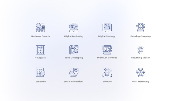 Digital Marketing- User Interface Icons
