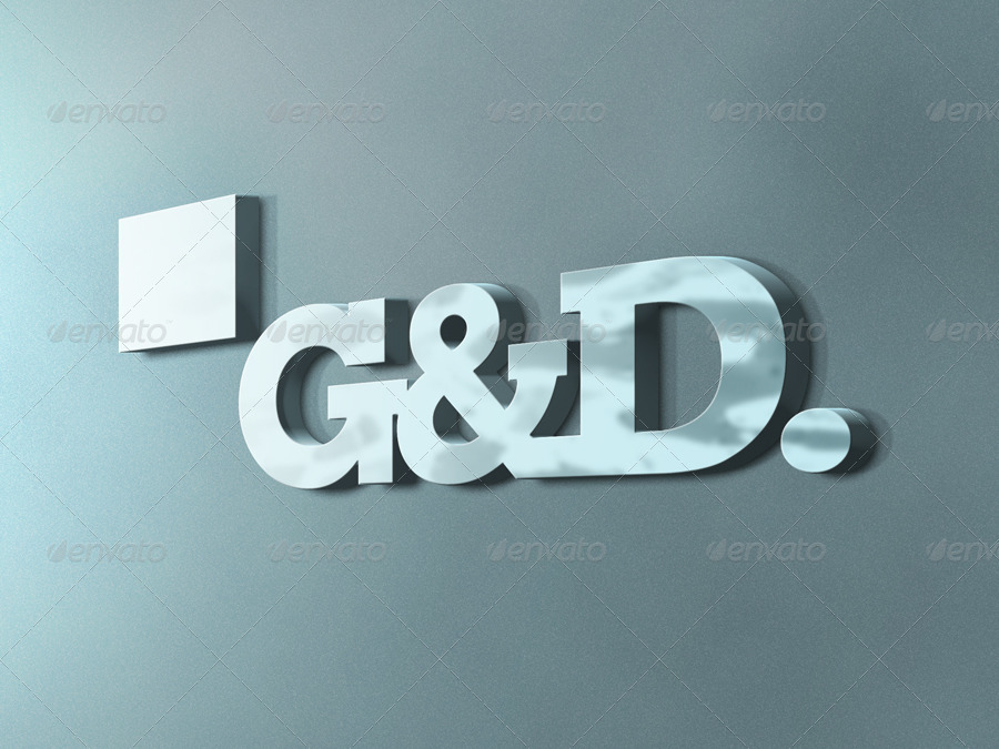 3d logo mockup inkscape